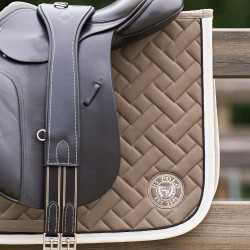 Tapis de selle HV Polo Favourite dressage Stone Gris