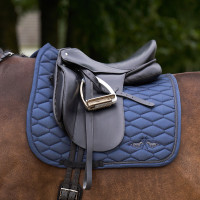 Tapis de selle HV Polo Joan dressage Cachemire Blanc