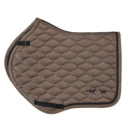 Tapis de selle HV Polo Joan GP Paille Marron Tapis de selle HV Polo Joan GP Paille Marron