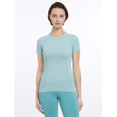 T-shirt manches courtes LeMieux sans coutures Britney Aqua