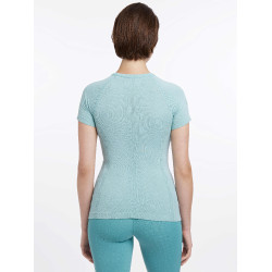 T-shirt manches courtes LeMieux sans coutures Britney Aqua