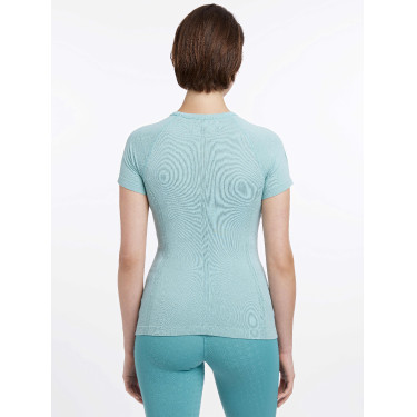 T-shirt met korte mouwen LeMieux naadloos Britney Aqua