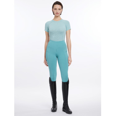 T-shirt manches courtes LeMieux sans coutures Britney Aqua