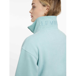 Pull LeMieux col quart zippé Keira femme Aqua Pull LeMieux col quart zippé Keira femme Aqua