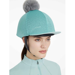 Mesh toque Maria LeMieux Lagune Blauw