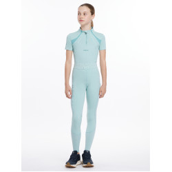 LeMieux Lizzie Young Rider mesh legging Aqua