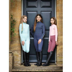 LeMieux Lizzie Young Rider mesh legging Aqua