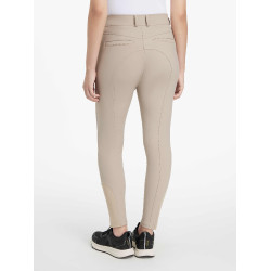 LeMieux kniestuk grip broek Isabelle dames Amandel Beige