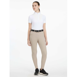 LeMieux kniestuk grip broek Isabelle dames Amandel Beige