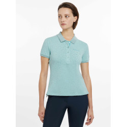 Polo LeMieux Classique Aqua Bleu