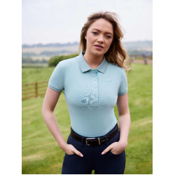 Polo LeMieux Classique Aqua Bleu