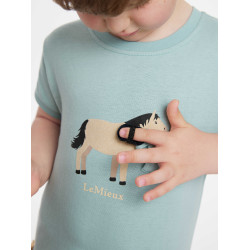 T-shirt Mini LeMieux Alex Aqua