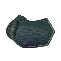 Tapis de selle Kingsland KLNora obstacle en tissu mesh Green june bug