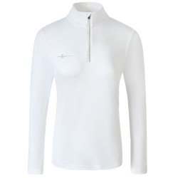 Polo Active Shirt femme Covalliero Blanc