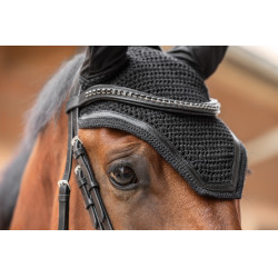 Bonnet anti-mouches Covalliero Linea Noir