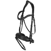 Zweedse hoofdstel Covalliero Zwart Zweedse hoofdstel Covalliero Zwart