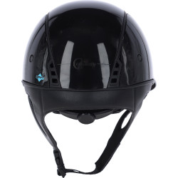 Casque d'équitation Eclipse Polo Covalliero Noir laqué Casque d'équitation Eclipse Polo Covalliero Noir laqué