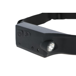 LED-hoofdlamp HeadFire 280 sensor Covalliero Zwart LED-hoofdlamp HeadFire 280 sensor Covalliero Zwart