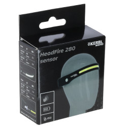 LED-hoofdlamp HeadFire 280 sensor Covalliero Zwart LED-hoofdlamp HeadFire 280 sensor Covalliero Zwart