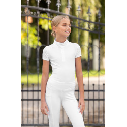 Polo de compétition Covalliero femme Blanc