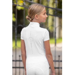 Polo de compétition Covalliero femme Blanc