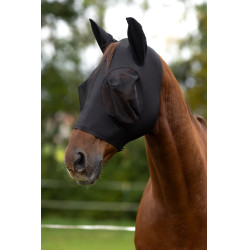 Masque anti-mouches FinoStretch Zipper Covalliero Noir Masque anti-mouches FinoStretch Zipper Covalliero Noir