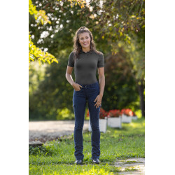 Pantalon d'équitation Covalliero BasicPlus Jodhpur femme Marine Bleu marine