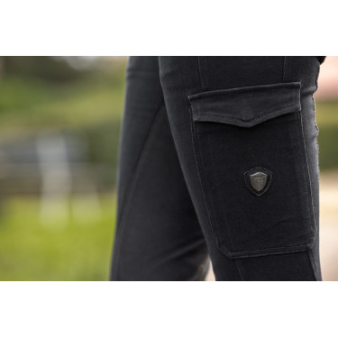 Rijbroek Covalliero BasicPlus Jodhpur dames Grafiet Rijbroek Covalliero BasicPlus Jodhpur dames Grafiet