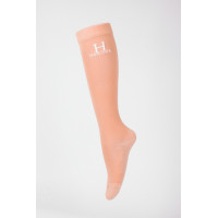 Chaussettes Badminton Harcour Abricot Orange