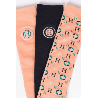 Chaussettes Santia Harcour par 3 Vert émeraude Chaussettes Santia Harcour par 3 Vert émeraude