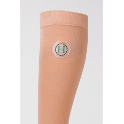 Chaussettes Santia Harcour par 3 Abricot Orange Chaussettes Santia Harcour par 3 Abricot Orange