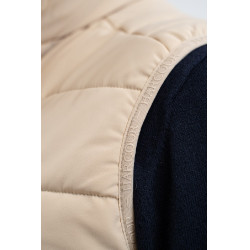 Mouwloos vest Boston Harcour heren Linnen Beige Mouwloos vest Boston Harcour heren Linnen Beige