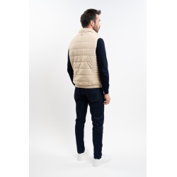 Mouwloos vest Boston Harcour heren Linnen Beige Mouwloos vest Boston Harcour heren Linnen Beige