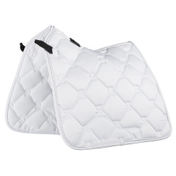 Tapis de selle Dressage Bates Blanc