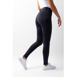 Legging fond intégral Grip Horze Dea femme Marine foncé Bleu