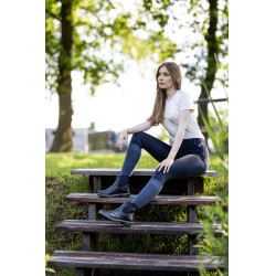 Legging fond intégral Grip Horze Dea femme Marine foncé Bleu