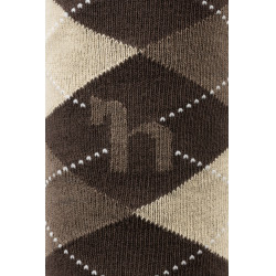 Chaussettes à losanges Horze Holly Marron foncé Chaussettes à losanges Horze Holly Marron foncé