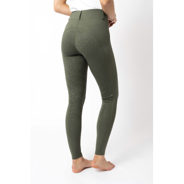 Legging fond intégral Grip Horze Dea femme Vert scarabée Legging fond intégral Grip Horze Dea femme Vert scarabée