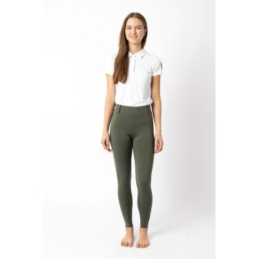 Legging fond intégral Grip Horze Dea femme Vert scarabée Legging fond intégral Grip Horze Dea femme Vert scarabée