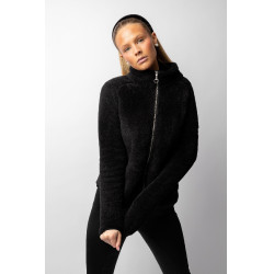 Veste polaire nounours Merida Horze femme Noir