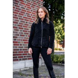 Veste polaire nounours Merida Horze femme Noir