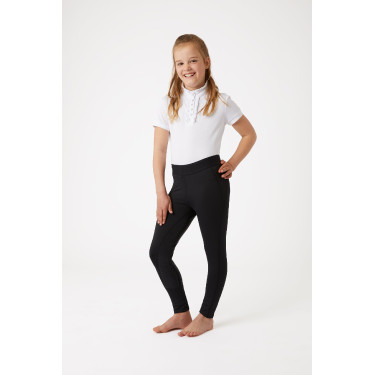 Kinderpaardrijlegging met volledig siliconen zitvlak Madison Horze Zwart Kinderpaardrijlegging met volledig siliconen zitvlak Madison Horze Zwart