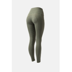 Legging taille haute fond intégral silicone Gillian Horze femme Vert kaki beetle Legging taille haute fond intégral silicone Gillian Horze femme Vert kaki beetle