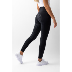 Legging taille haute fond intégral silicone Gillian Horze femme Noir