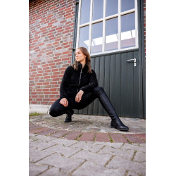 Thermobroek Grand Prix Horze met silicone zitvlak dames Zwart