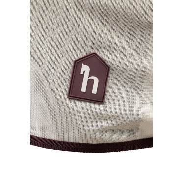 Couverture anti-mouches Horze Paso Fino avec couvre-cou amovible et protection UV Windsor wine Bordeaux