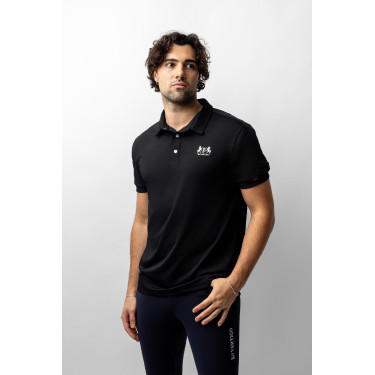 Functioneel poloshirt B Vertigo Flynn heren Zwart