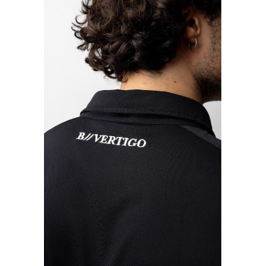 Functioneel poloshirt B Vertigo Flynn heren Zwart