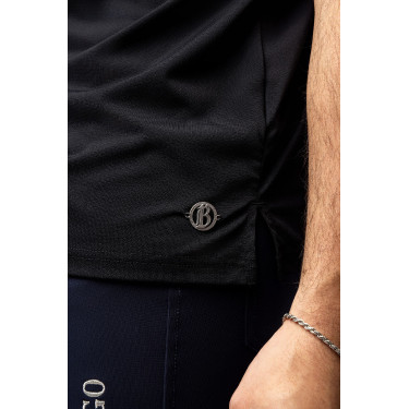 Functioneel poloshirt B Vertigo Flynn heren Zwart