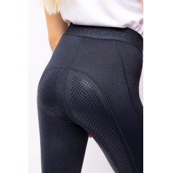 Kinderpaardrijlegging met volledig siliconen zitvlak Madison Horze Donker marineblauw